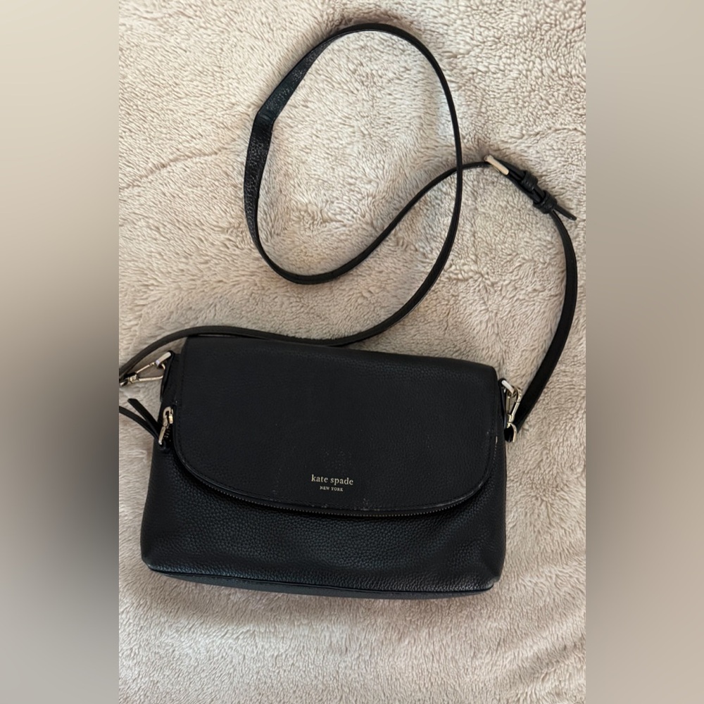 Kate Spade Black Pebble Leather Bag